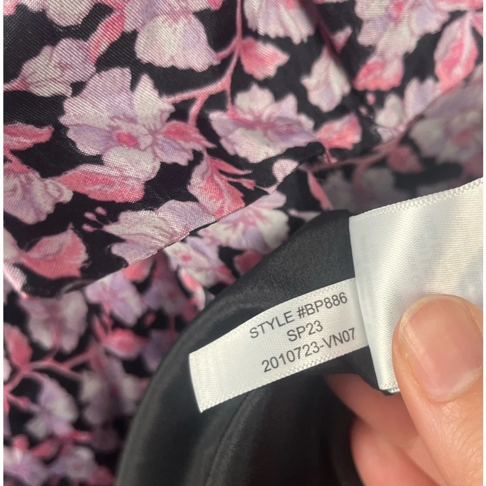 J. Crew Collection limited-edition one-shoulder ruffle hem dress glory floral 8